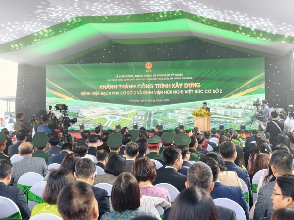 Khánh thành công trình xây dựng Bệnh viện Bạch Mai và Bệnh viện Hữu nghị Việt Đức Cơ sở 2